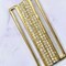 Elegant Golden Sparkling Rhinestone Connector For Clothing Bags DIY Crafts 3 Inch